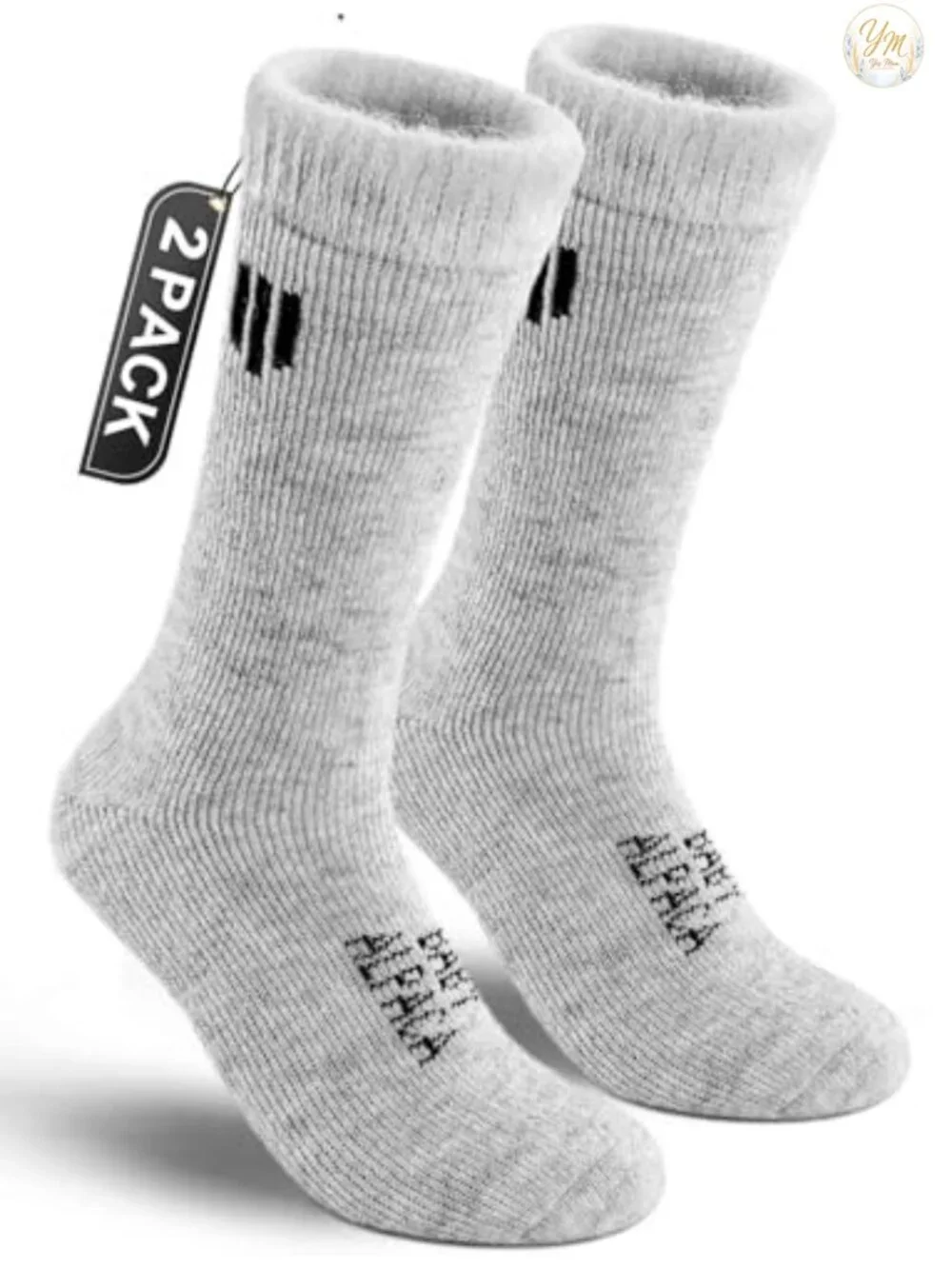Alpaca Wool Heavyweight Thermal Boot Socks for Hiking Hunting Working Cold